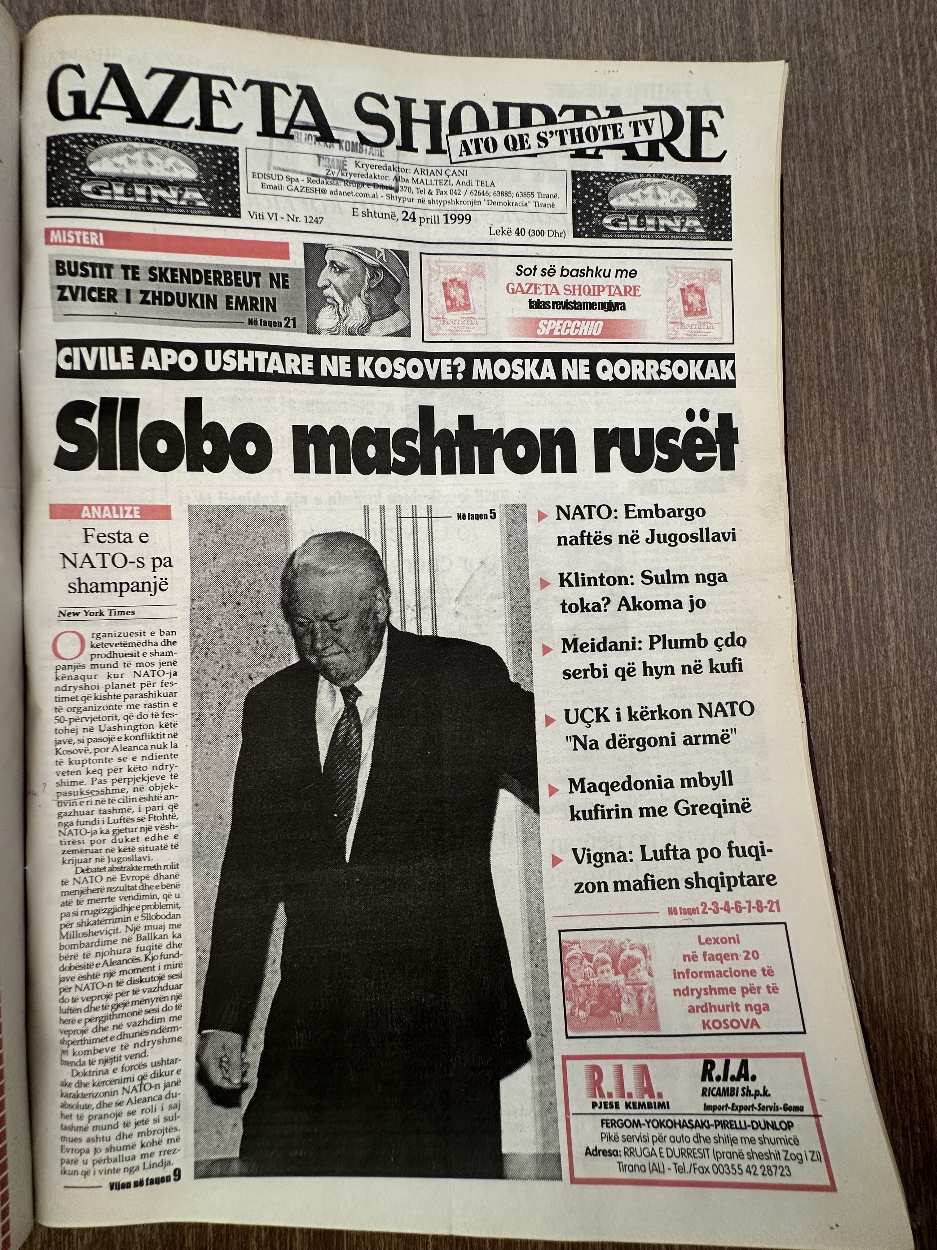 Gazeta Shqiptare 1999-04-24